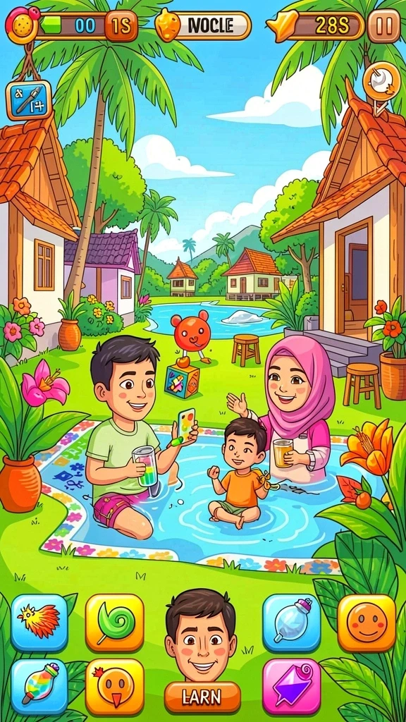 55rt - Tampilan antarmuka yang sederhana dan menarik.