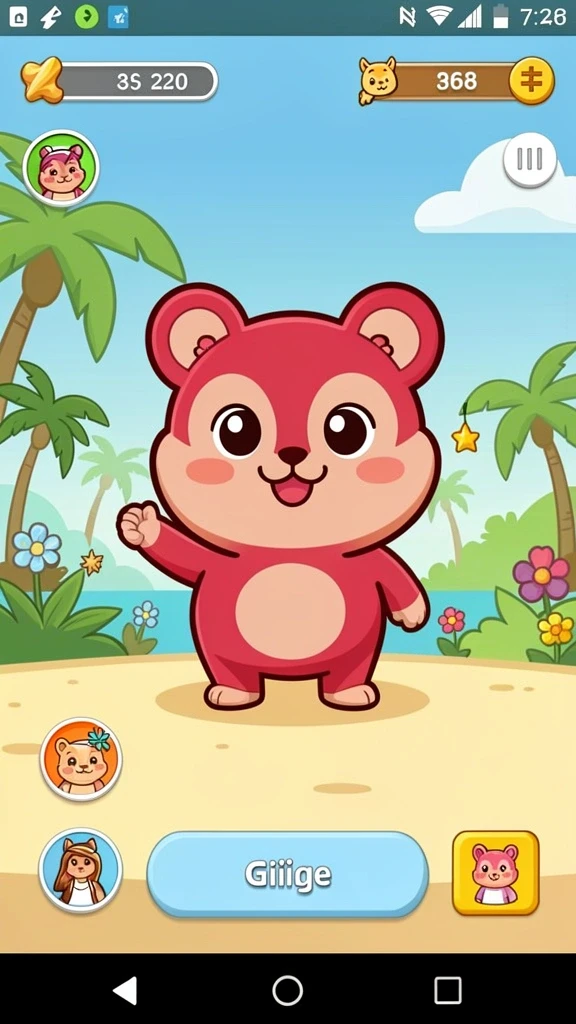 dy777 - Tangkapan layar menampilkan mode multiplayer dengan teman.