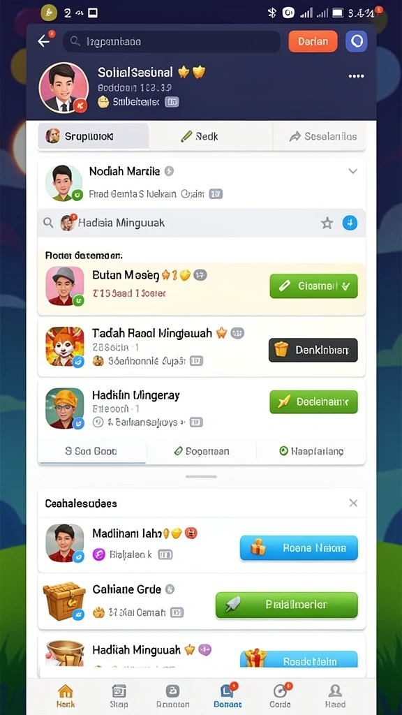 jerukbet - Mode multiplayer untuk bermain bersama teman.