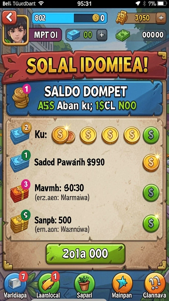 jin33 - Tampilan awal permainan yang menggugah selera.