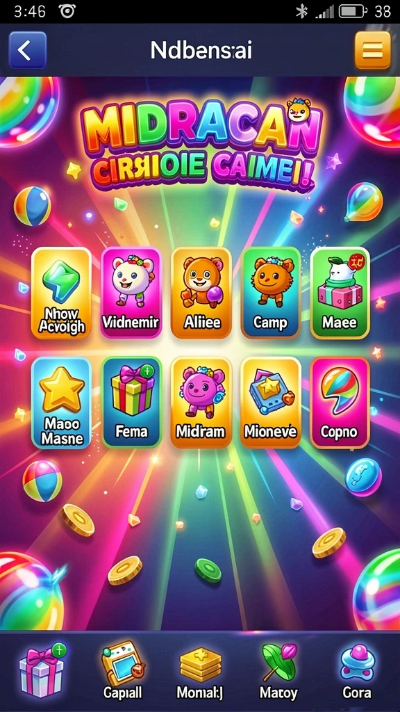 rajajuara - Screen utama dengan karakter yang memukau.