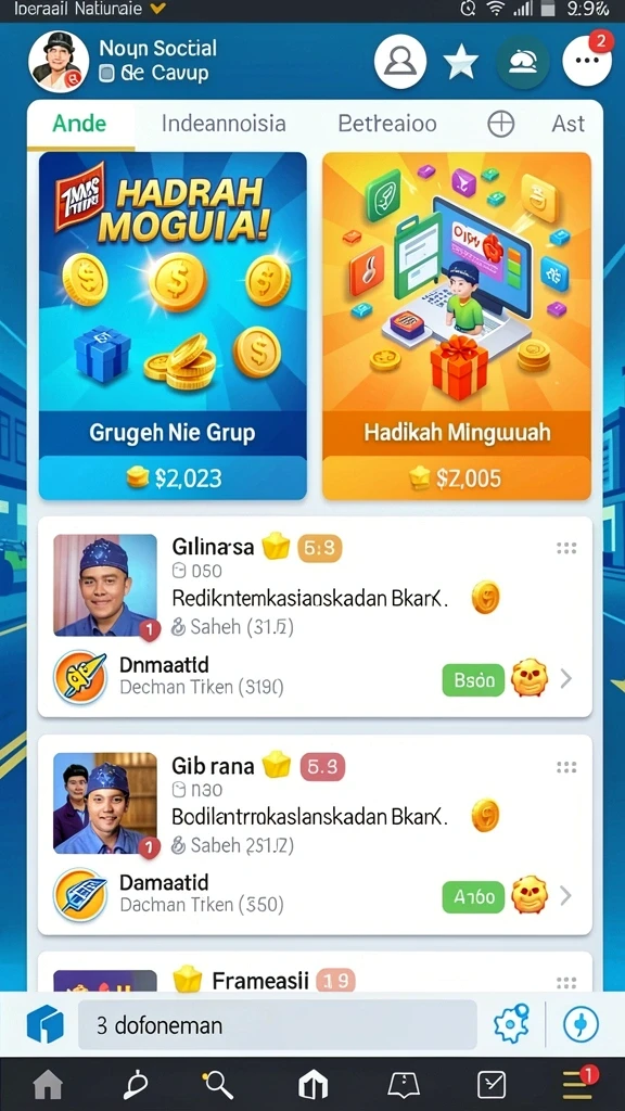rejekigames - Tampilan antarmuka yang user-friendly dan menarik.