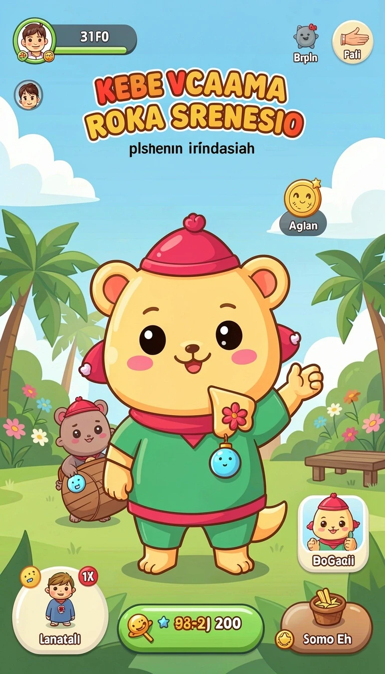 vv62 - Tampilan awal permainan yang menarik dan mengesankan.